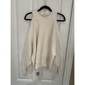 EUC Zara cut out shoulder sweater